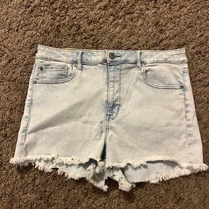 American eagle Jean shorts size 14 next level stretch super high rise shortie